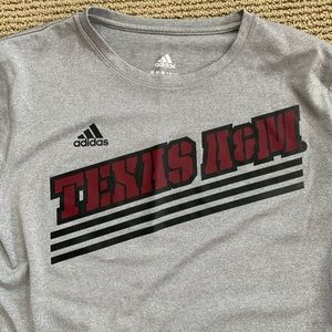 Texas A&M athletic fit long sleeve shirt
